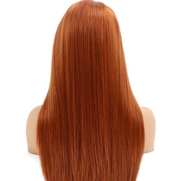 ✨24” COPPER STRAIGHT LONG LACE FRONT WIG💫 *NWT* - Picture 6 of 6